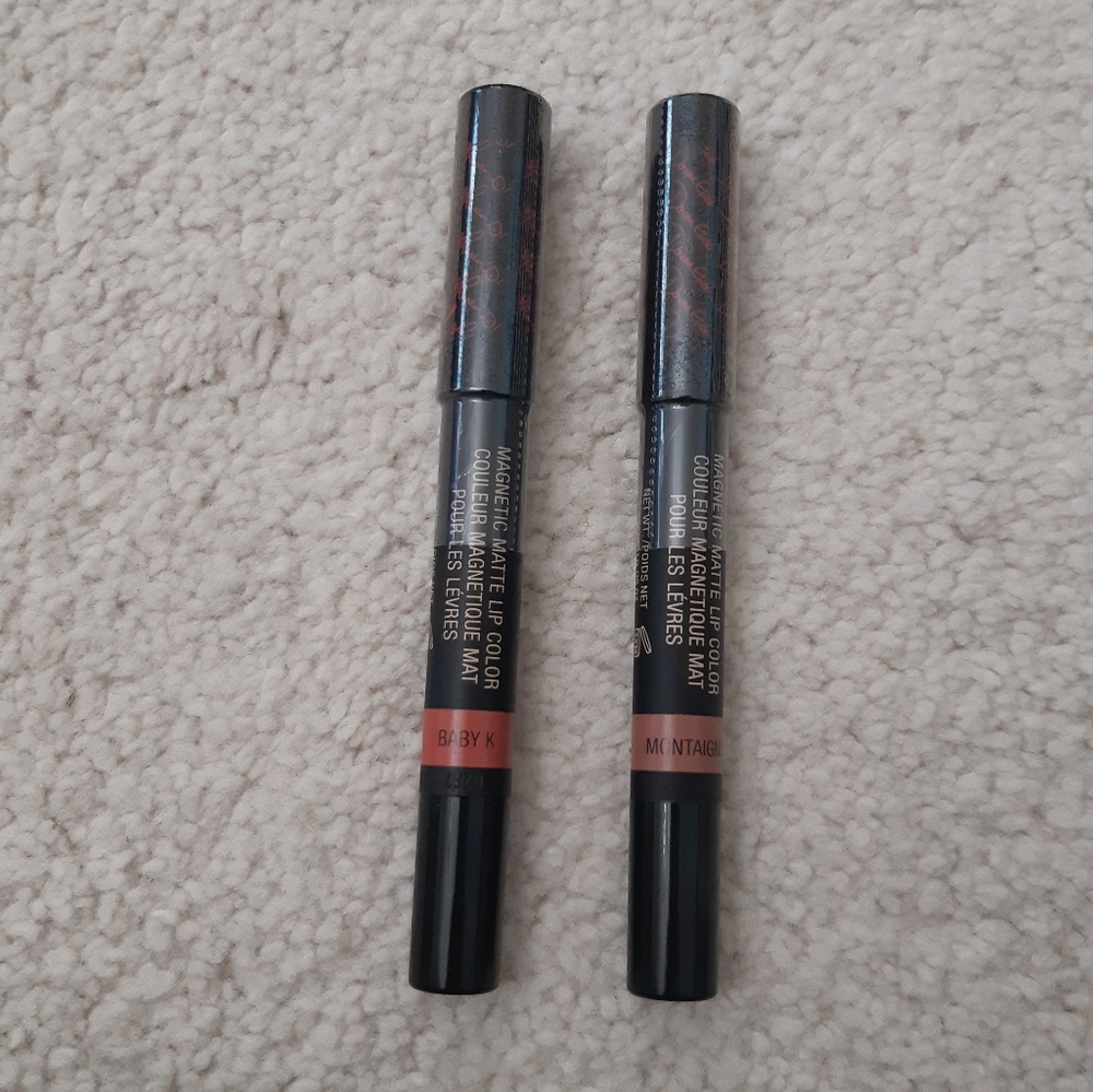 NWT Magnetic matte lip colors in baby K and montaigne